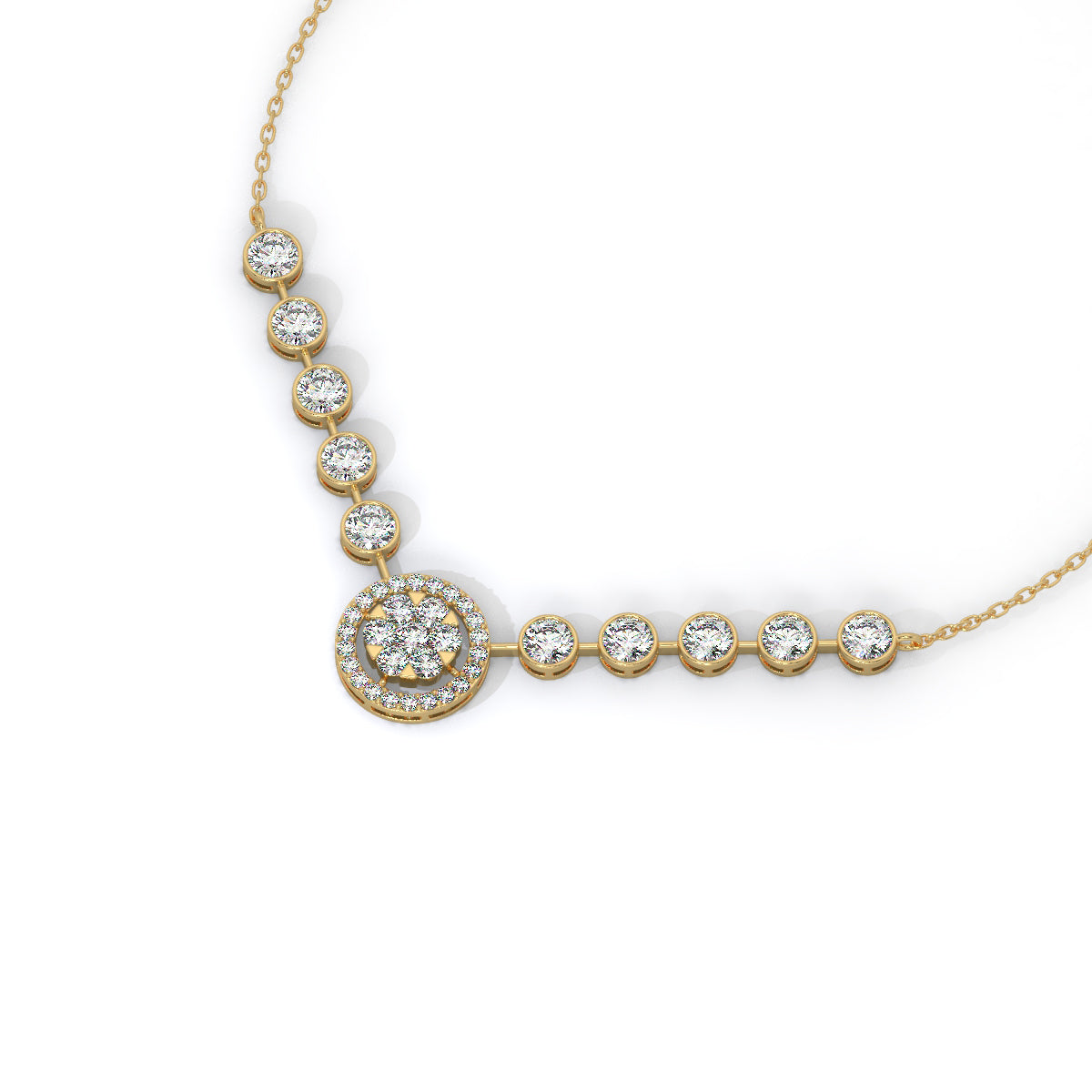 Elegant Diamond Pendant