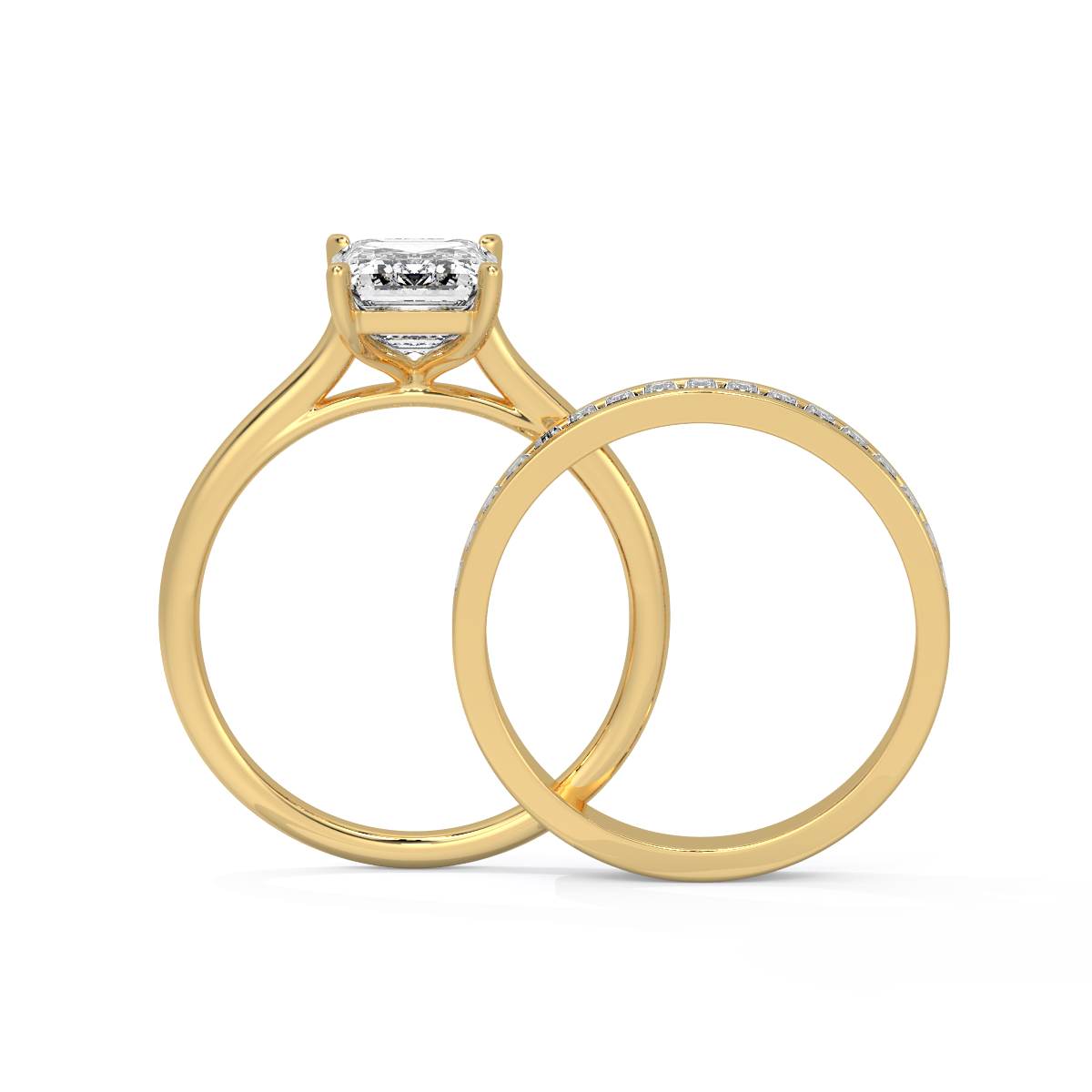 Royale Pathway Emerald-Cut Bypass Ring