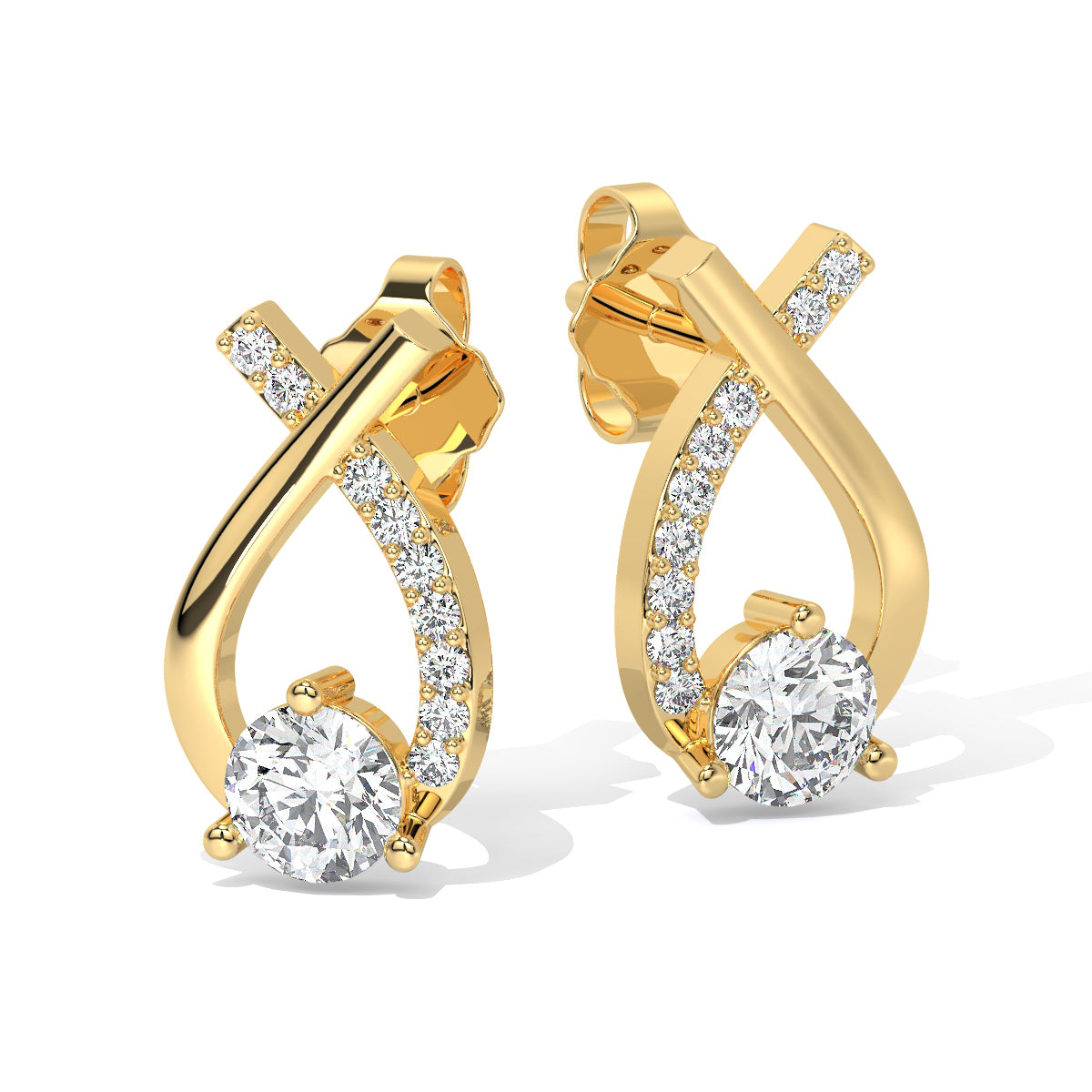 Elegance Infinity Diamond Studs