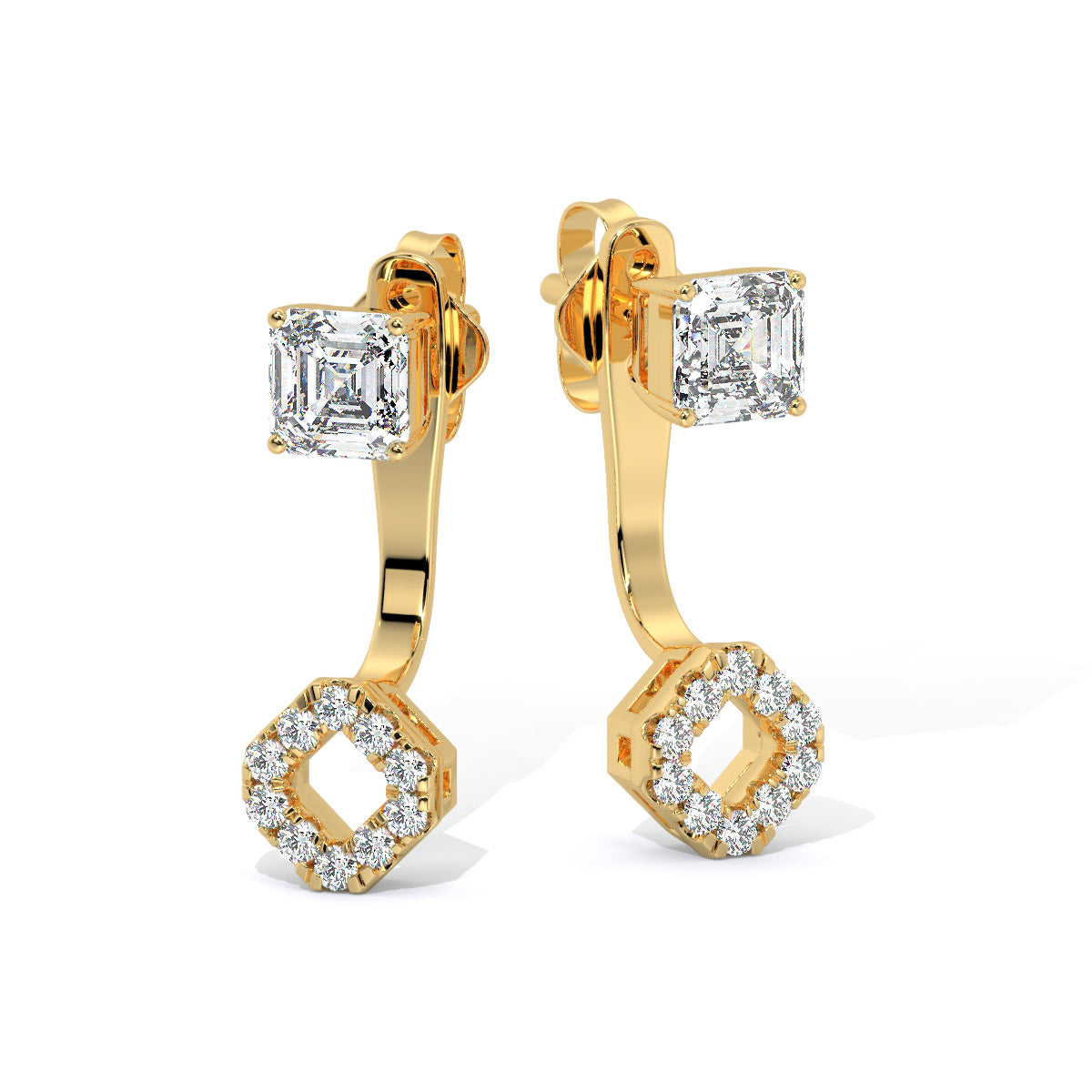 Clarion Glow Diamond Danglers