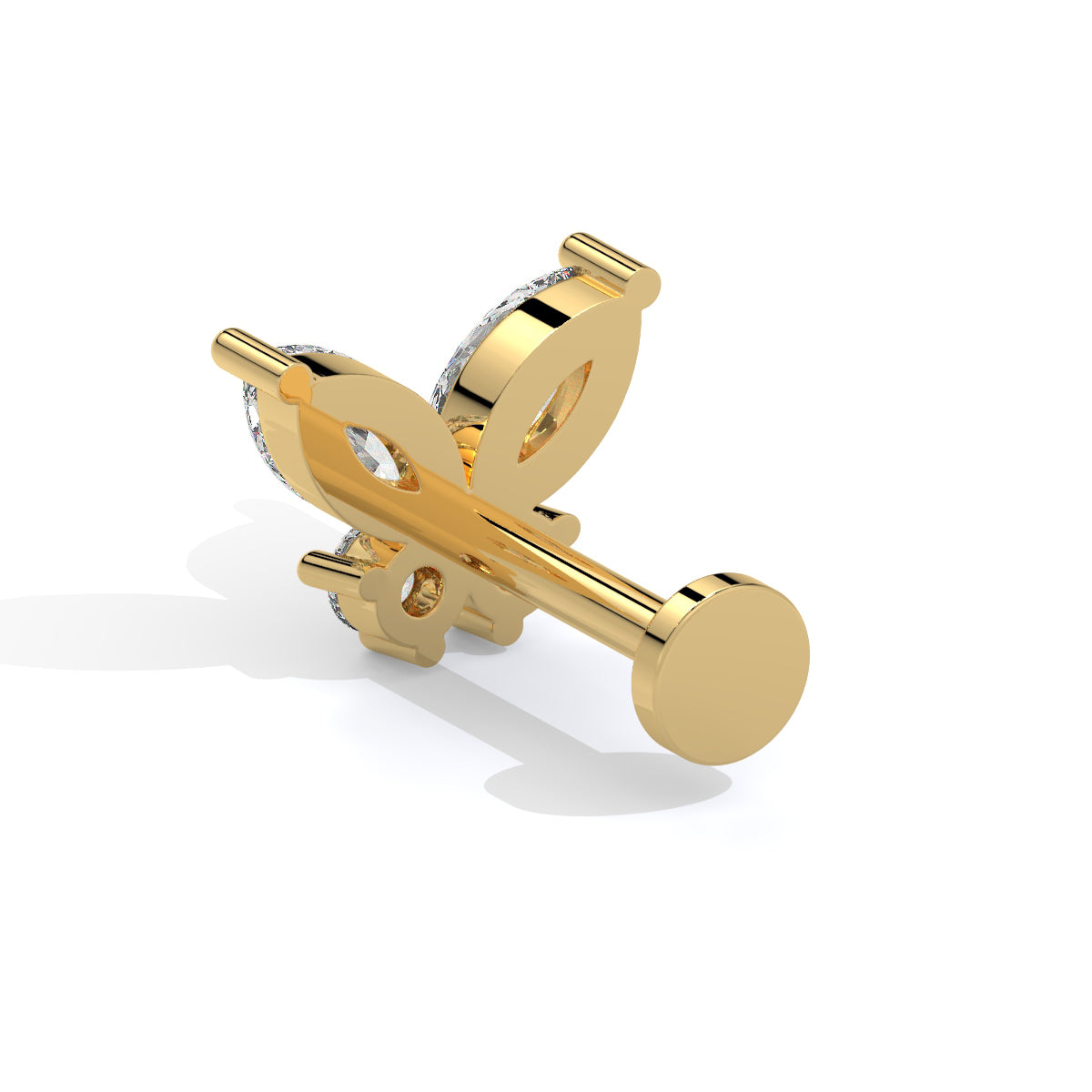 Butterfly Bliss Diamond Nose Pin