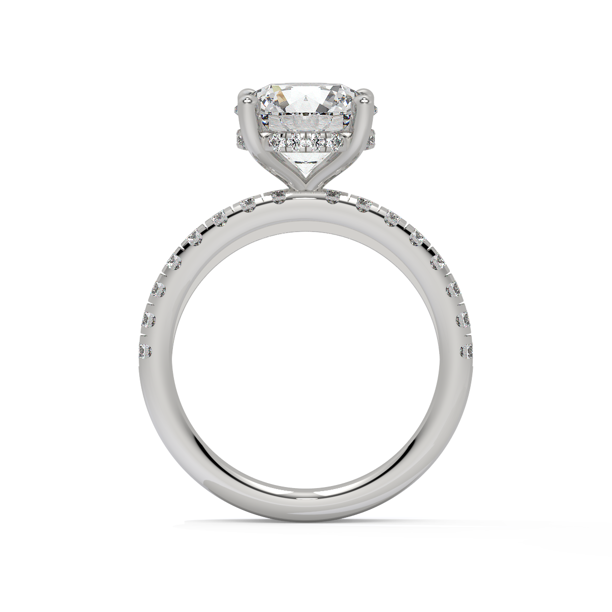 Crownlight Duo Bridal Bypass Ring