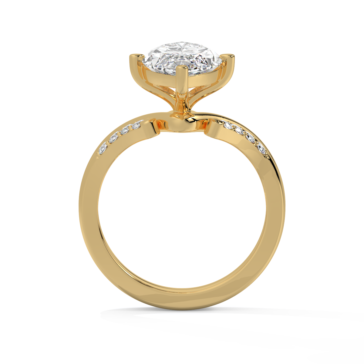 The Marquise Bypass Diamond Ring