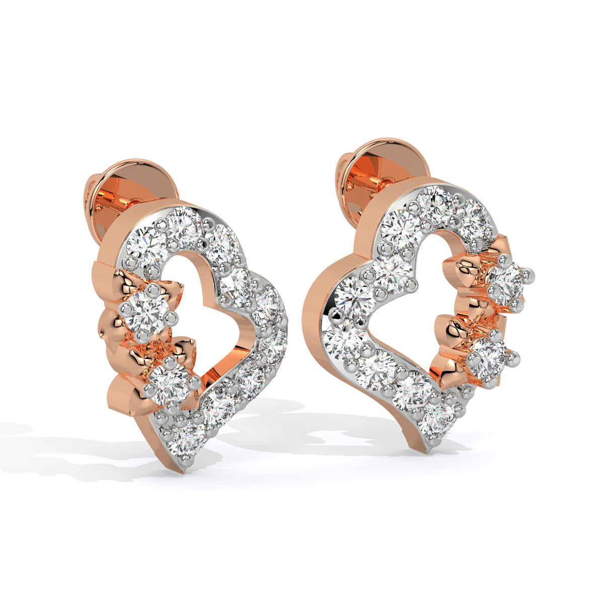 Heart Bliss Diamond Studs