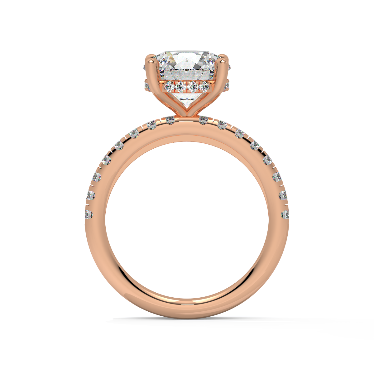 Crownlight Duo Bridal Bypass Ring