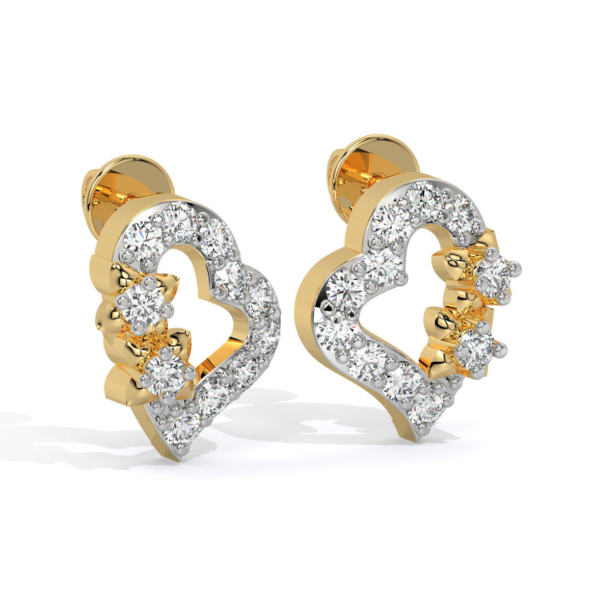 Heart Bliss Diamond Studs