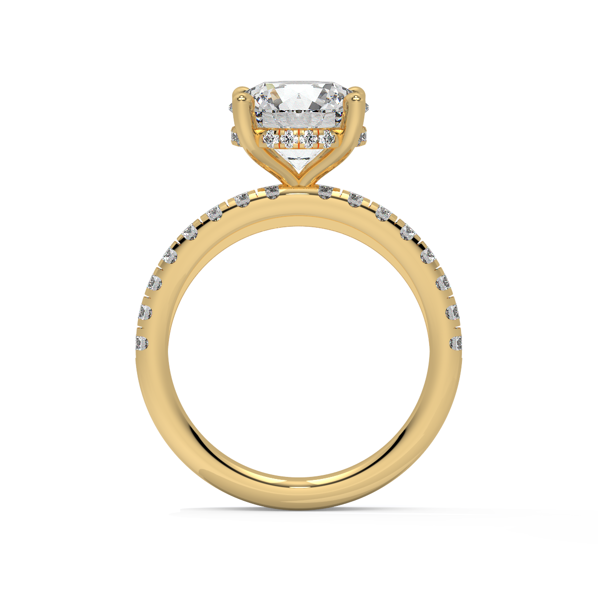 Crownlight Duo Bridal Bypass Ring