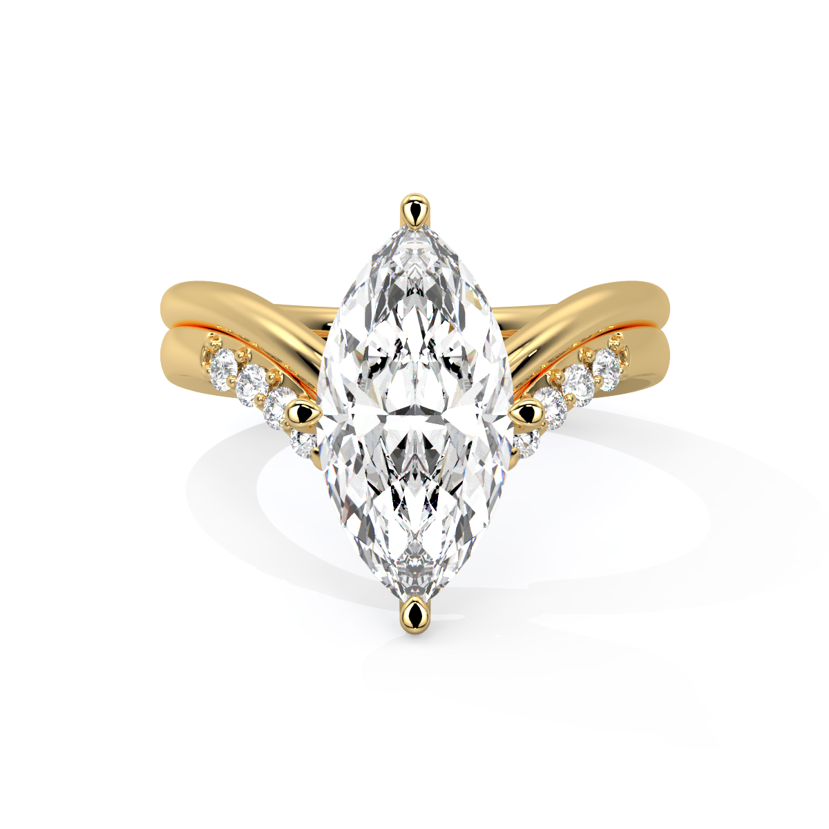 The Marquise Bypass Diamond Ring