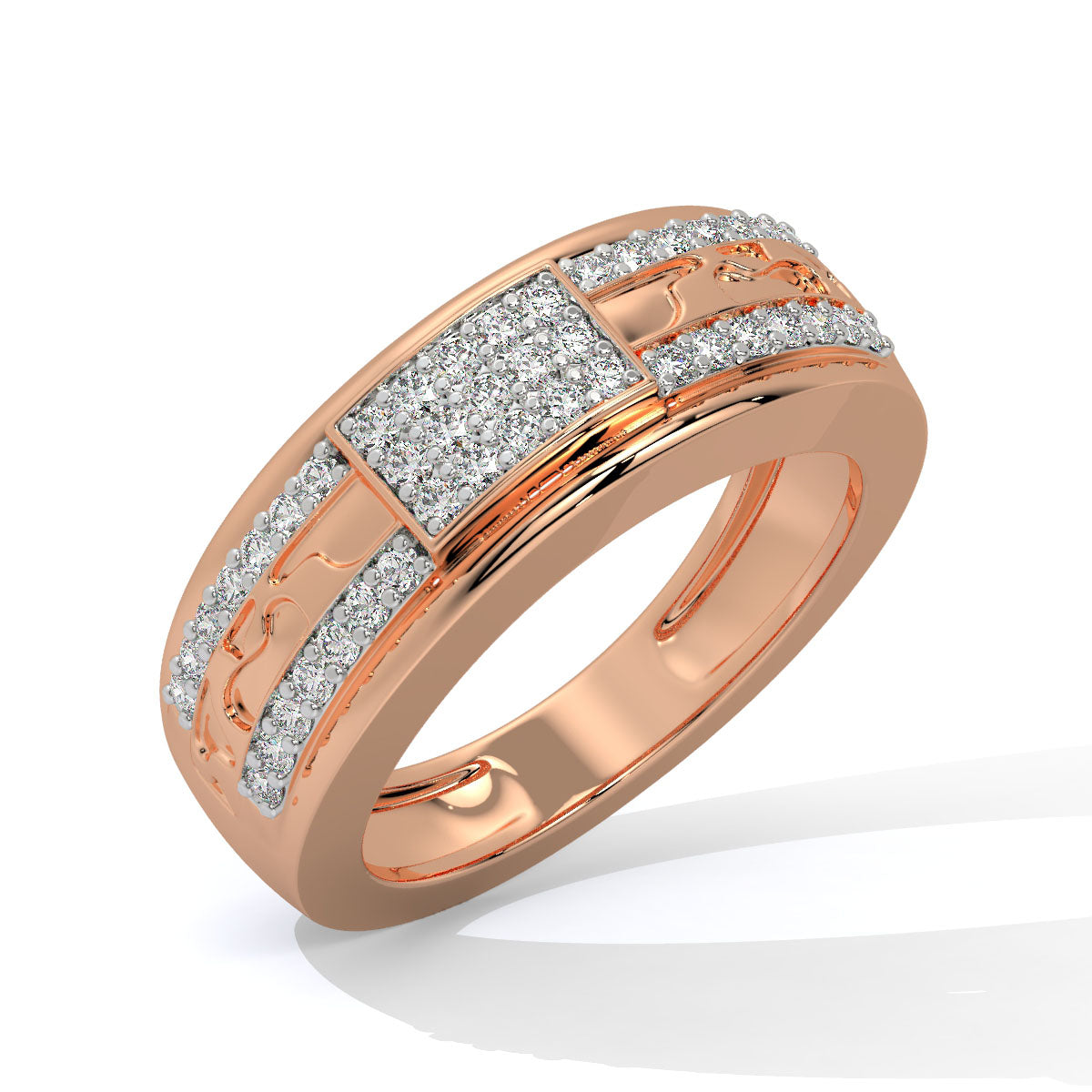 Majestic Allure Men's Diamond Ring