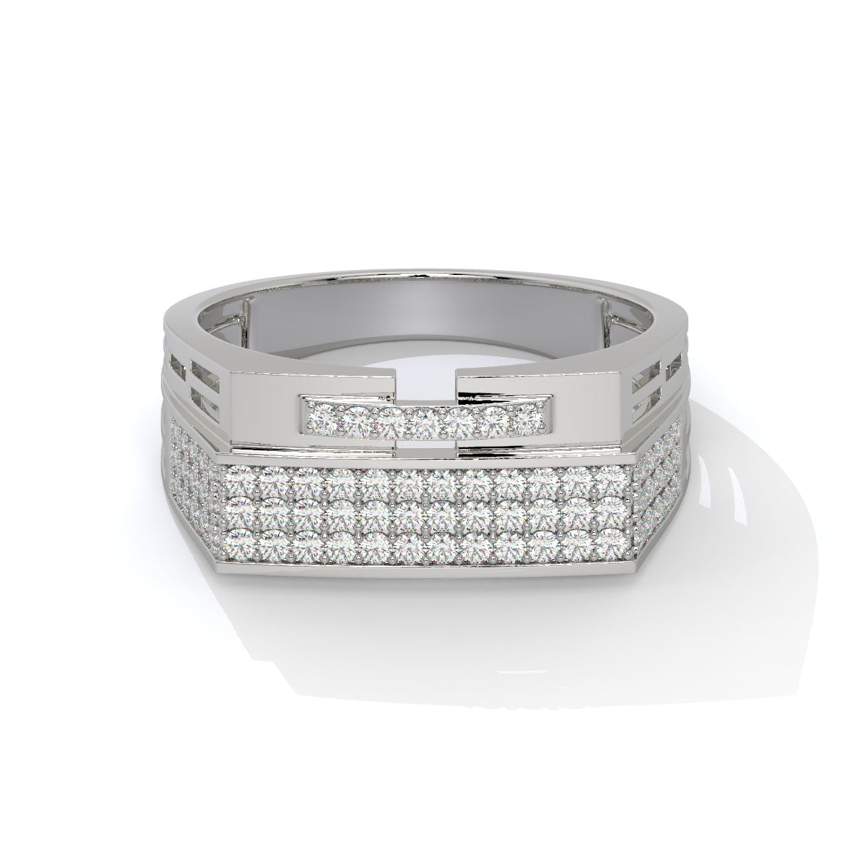 Regal Brilliance Men's Diamond Ring