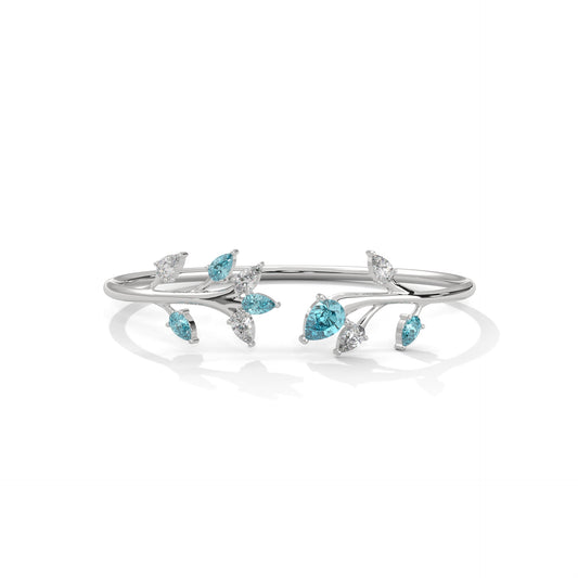 Crystal Tide Diamond Bangle