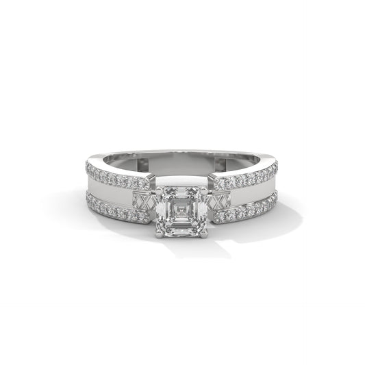 Squarefire DualLine Ring