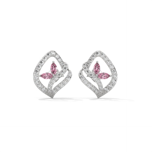 Rosy Radiance Leaf Studs