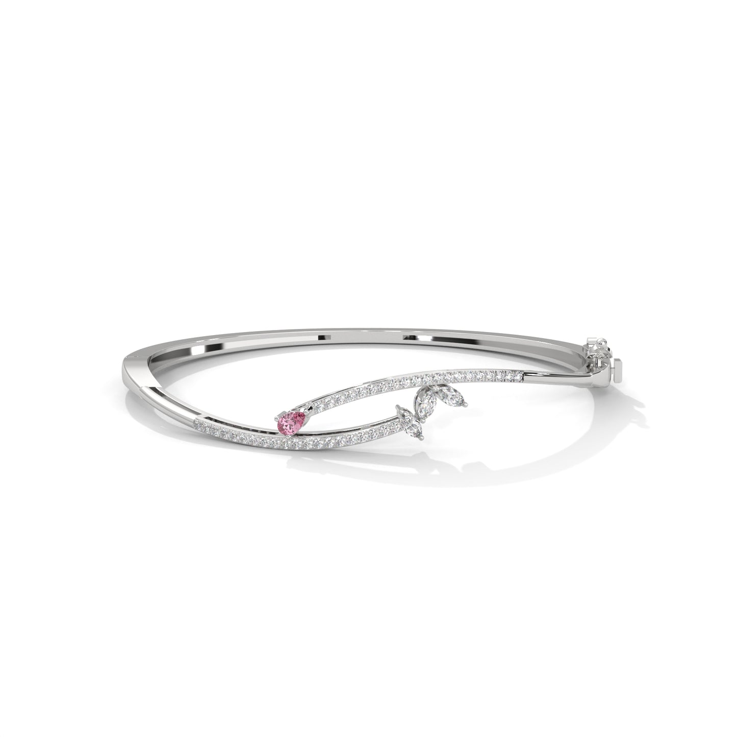 Zeraphine Diamond Bangle