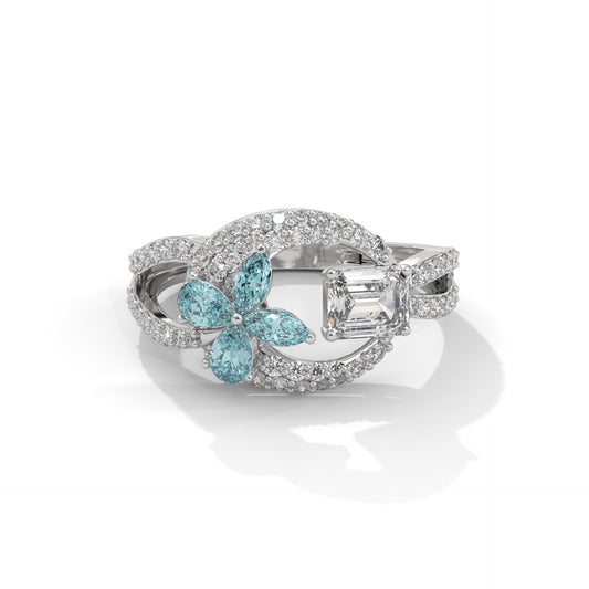 Lustre Flora Diamond Ring
