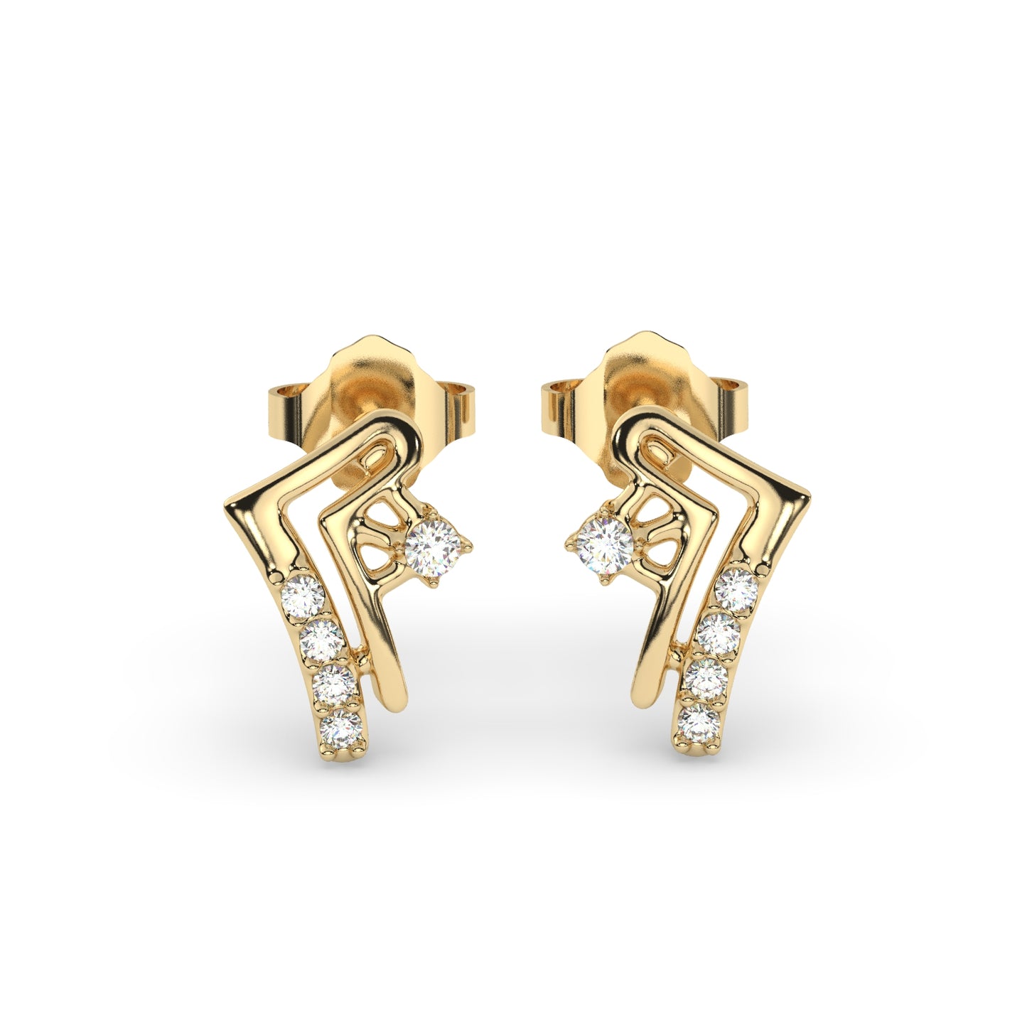 Elegant Diamond Studs