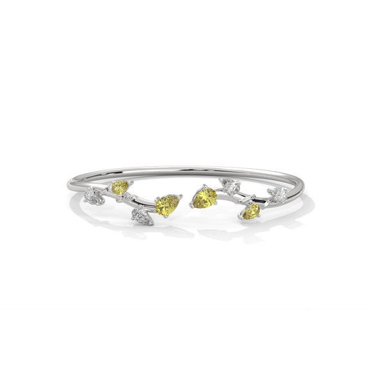 Elara Rays Diamond Bangle