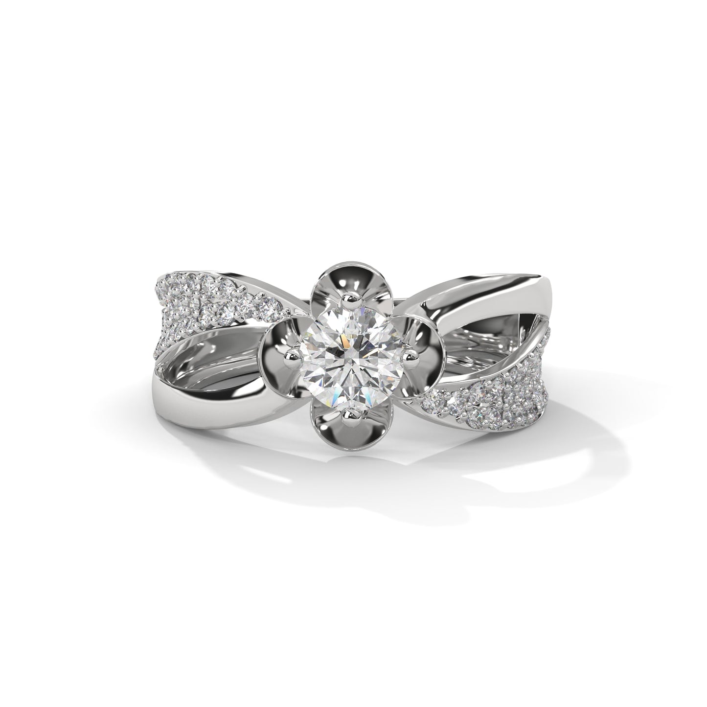 Blissora Floral Diamond Ring