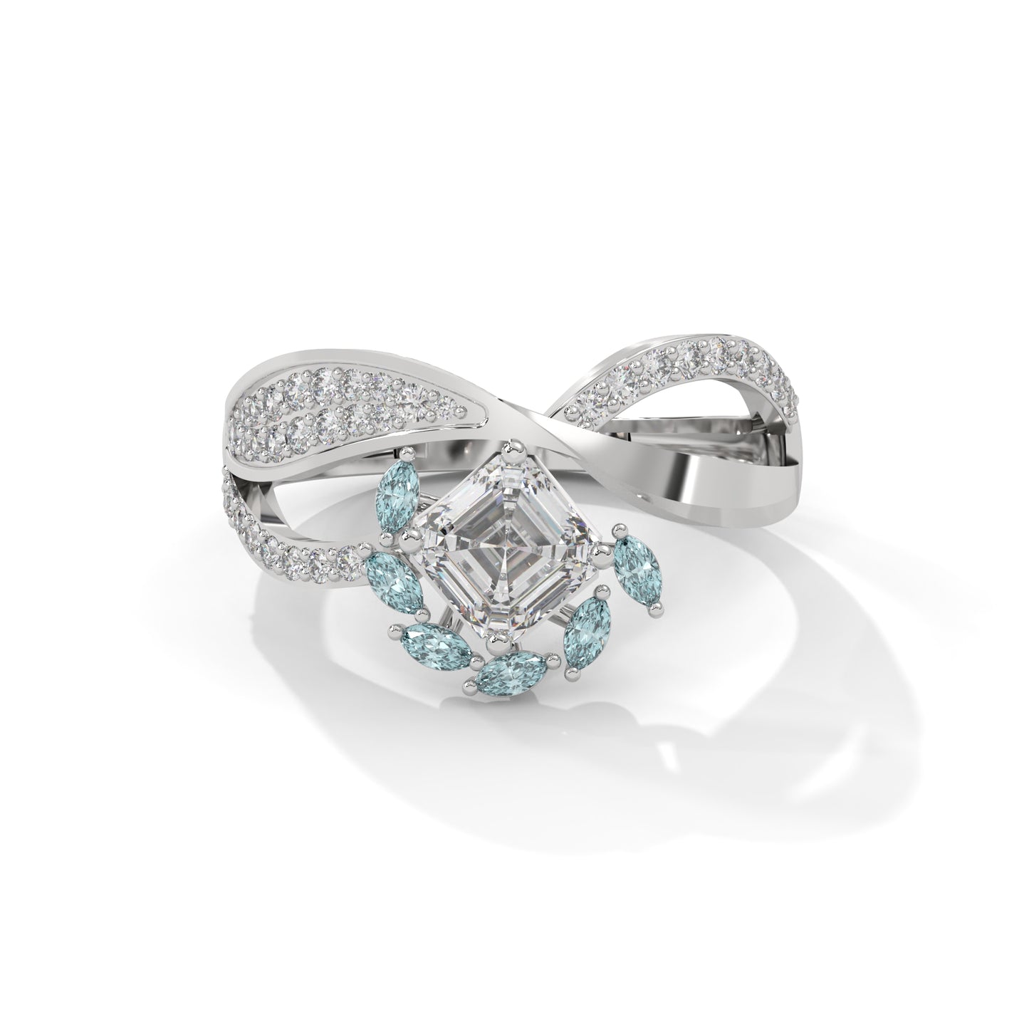 Glacira Icy Bloom Diamond Ring