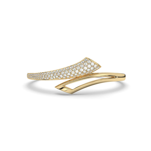 Elegant Diamond Cuff Bangle