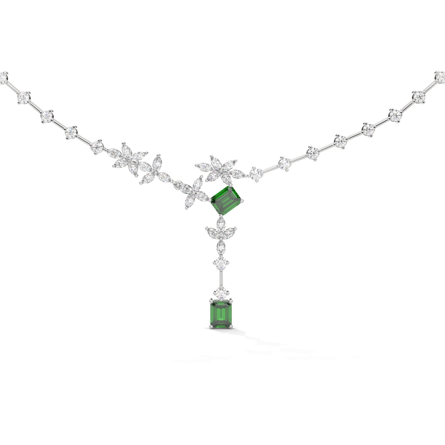 Verdant Grac Diamond Necklace