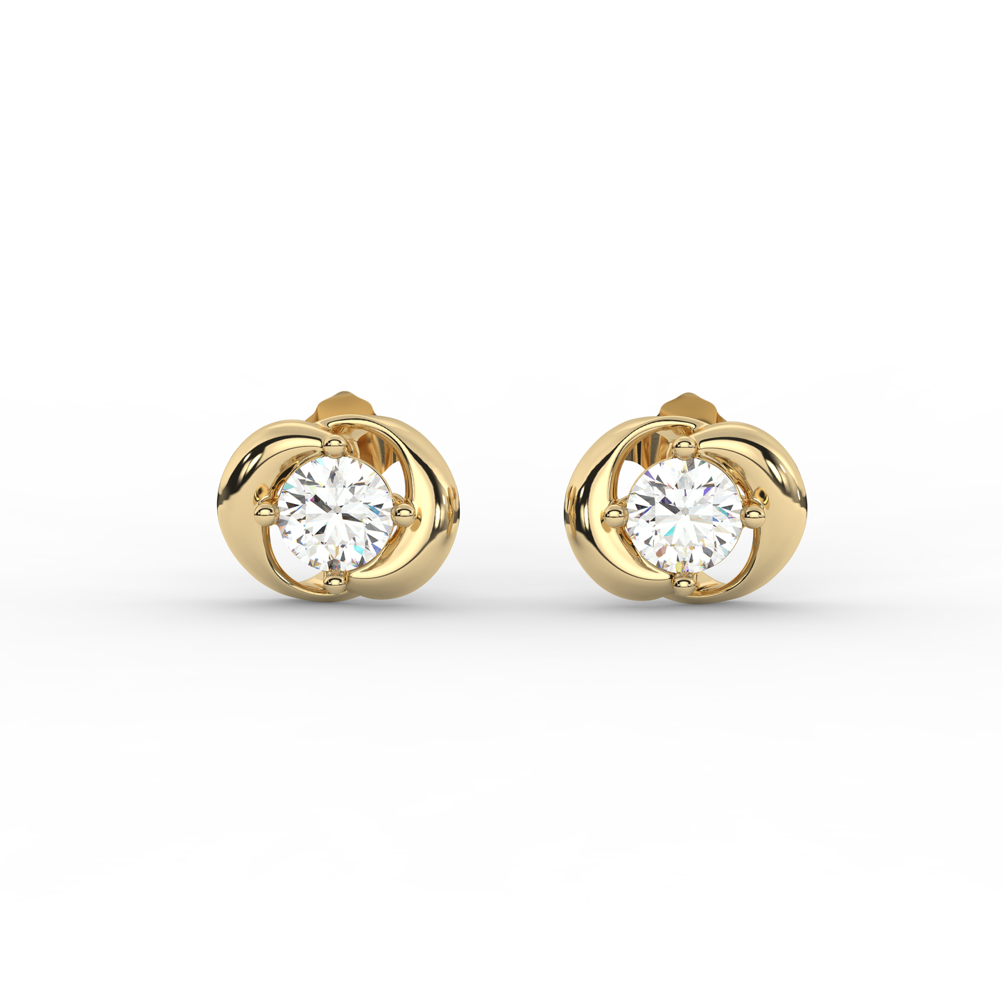 Moonlit Sparkle Diamond Studs