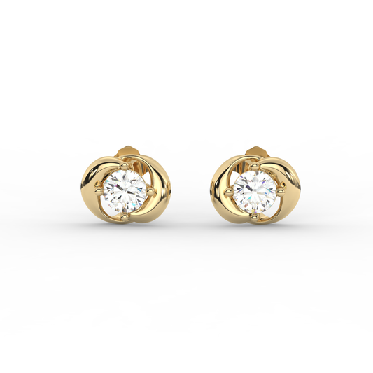 Moonlit Sparkle Diamond Studs