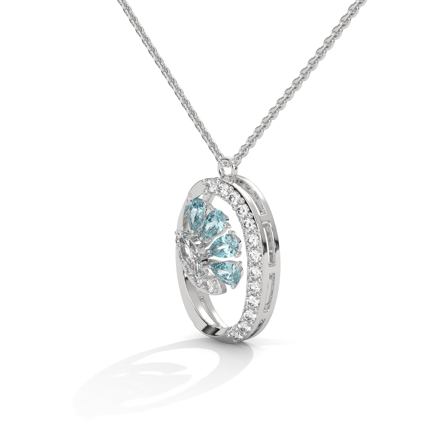 Aqualis Diamond Glow Pendant
