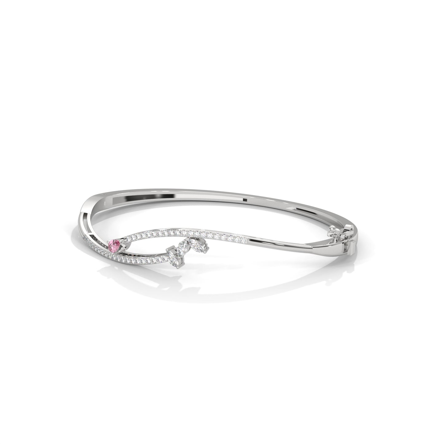 Zeraphine Diamond Bangle