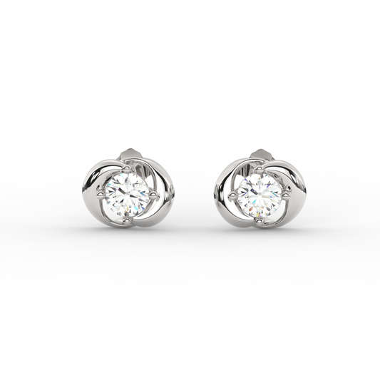 Moonlit Sparkle Diamond Studs