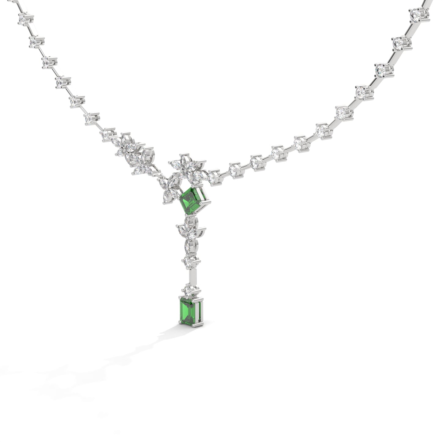 Verdant Grac Diamond Necklace