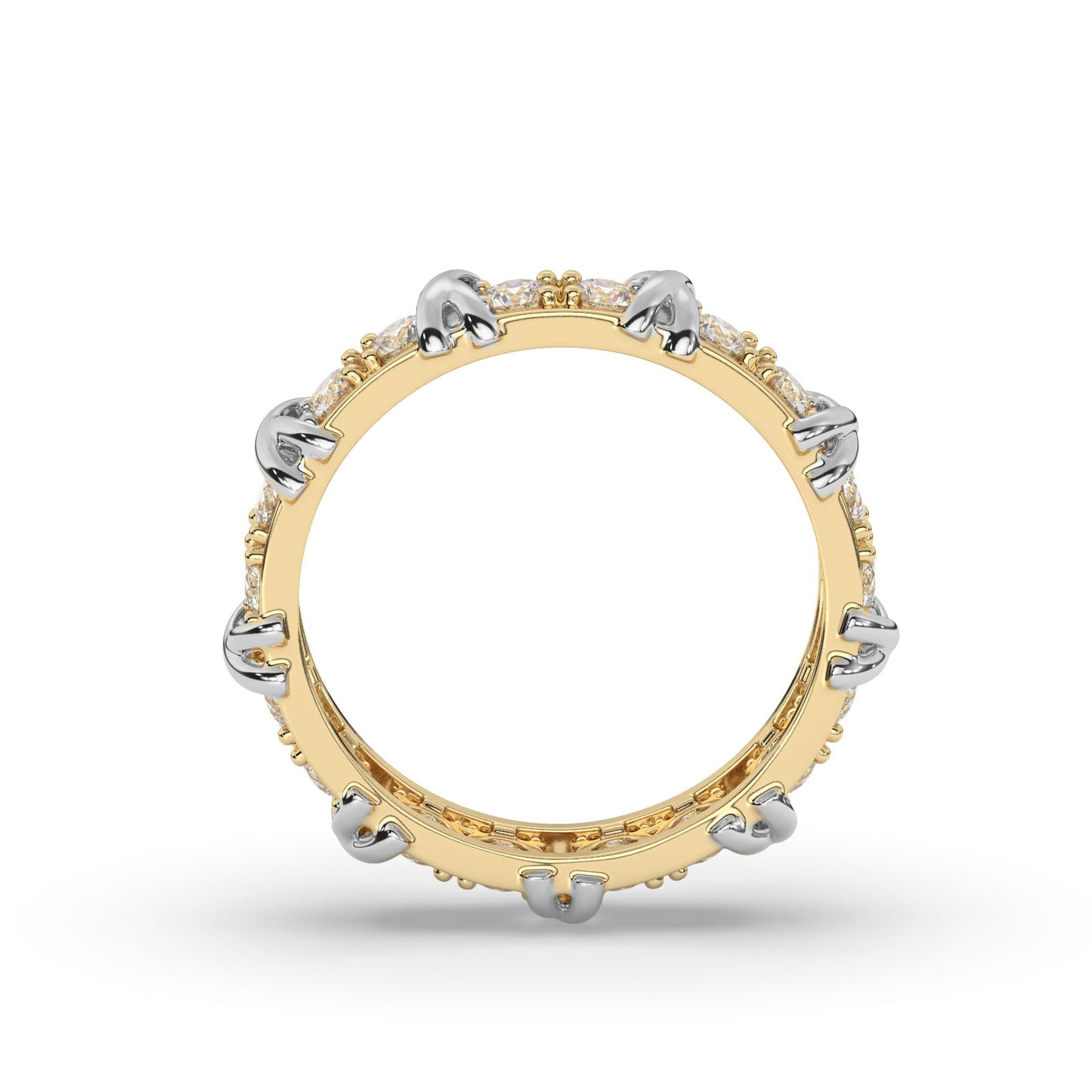 Timeless Two-Tone Diamond Ring
