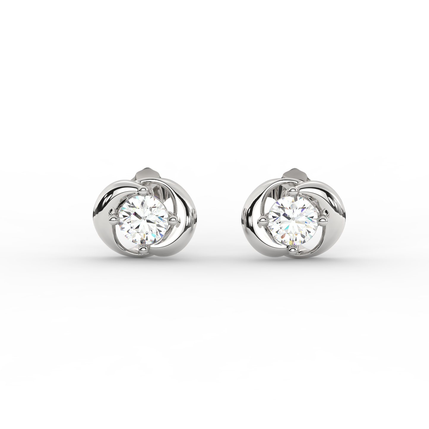 Moonlit Sparkle Diamond Studs
