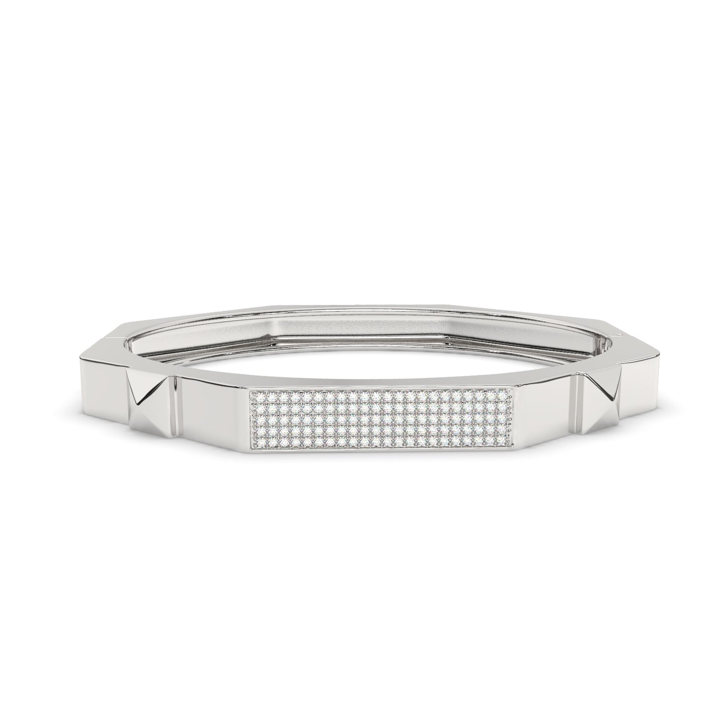 Pavé Geometric Diamond Bracelet