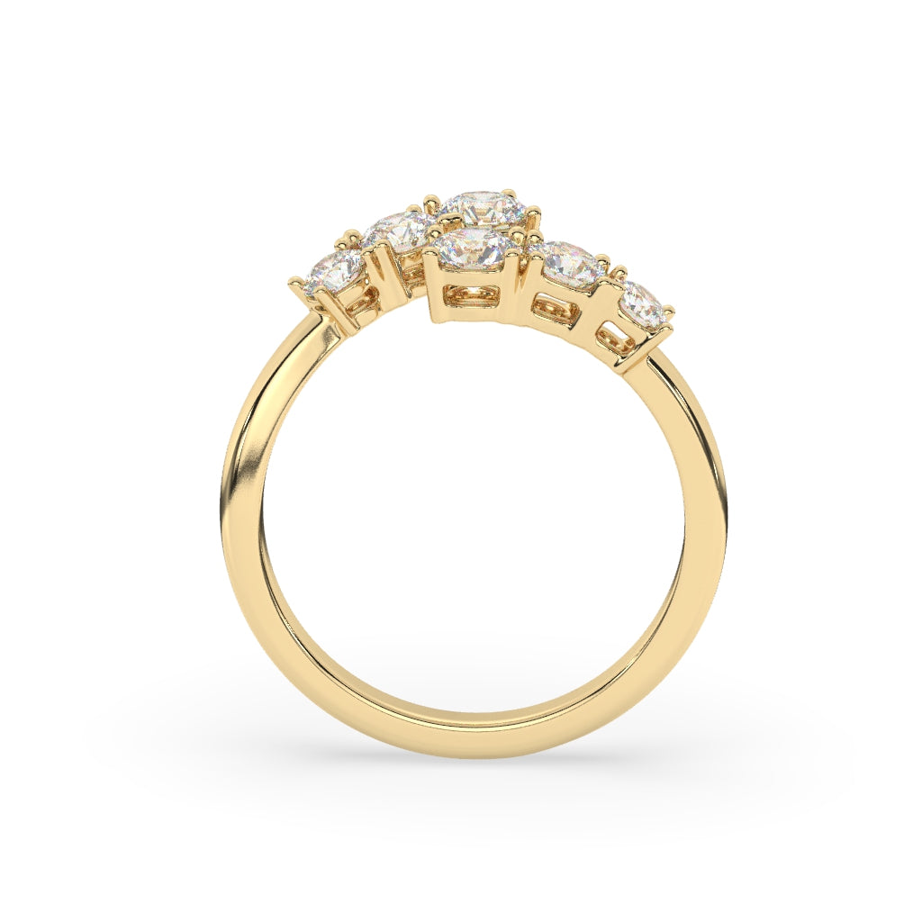 Luxe Starlit Diamond Open Ring