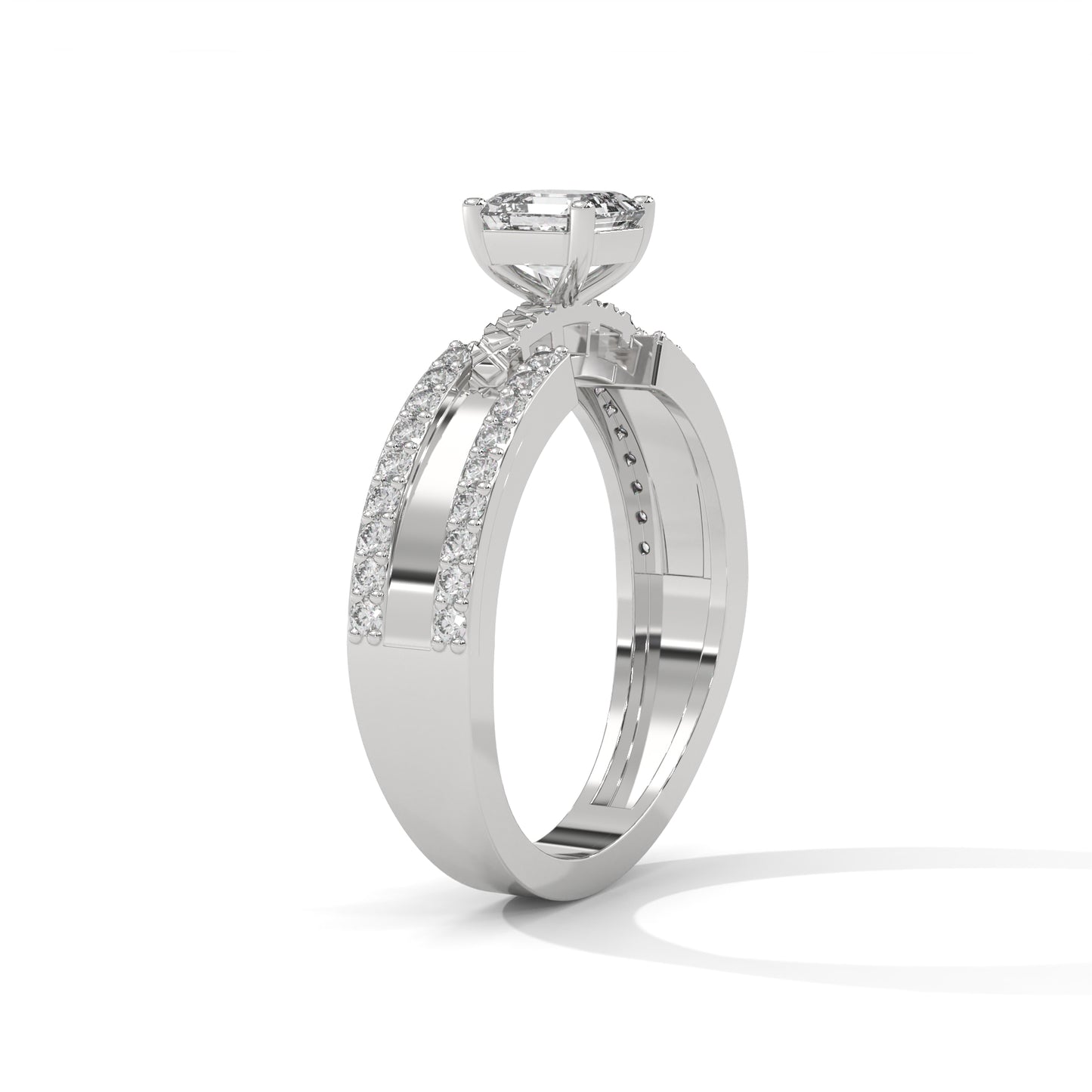 Squarefire DualLine Ring