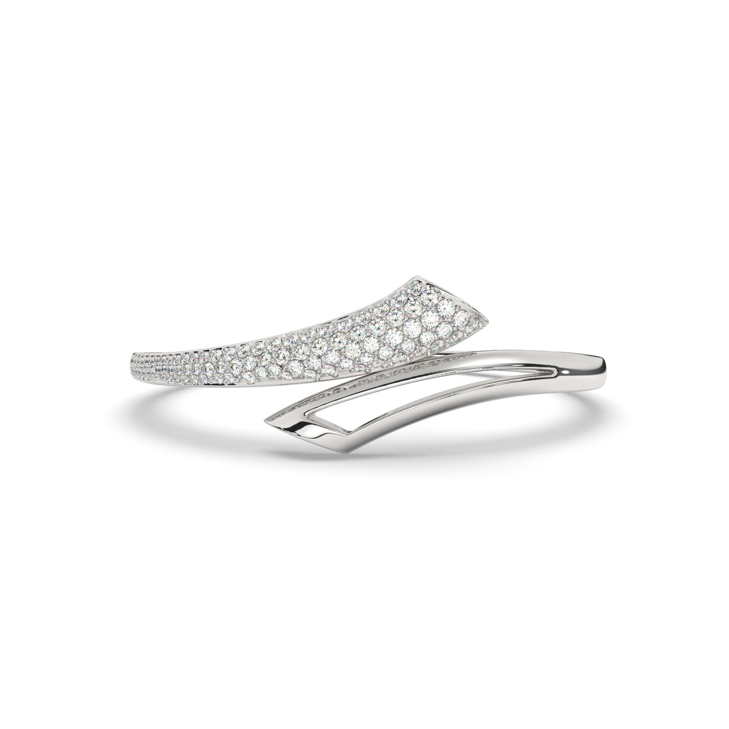Elegant Diamond Cuff Bangle