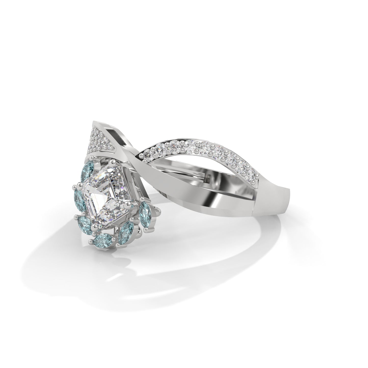 Glacira Icy Bloom Diamond Ring