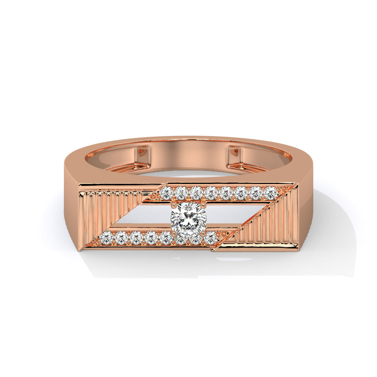 Prismarc Linear Glow Men's Diamond Ring