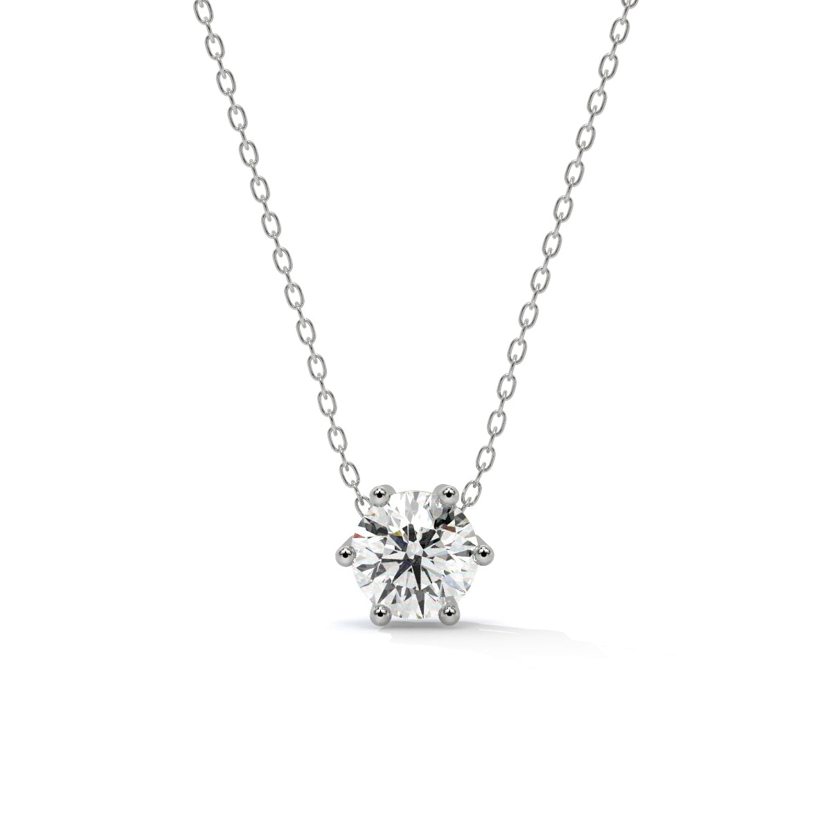 Solitaire Diamond Pendant