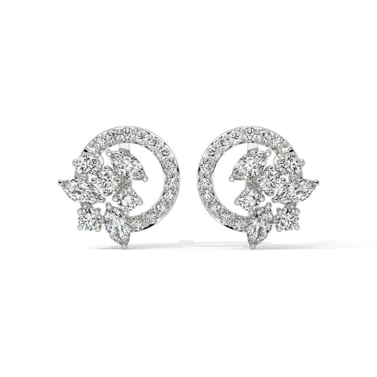 Virelia Bloom Diamond Studs