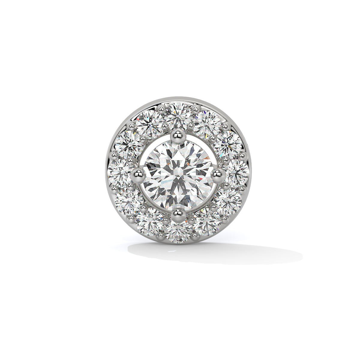Celestial Halo Diamond Nose Pin