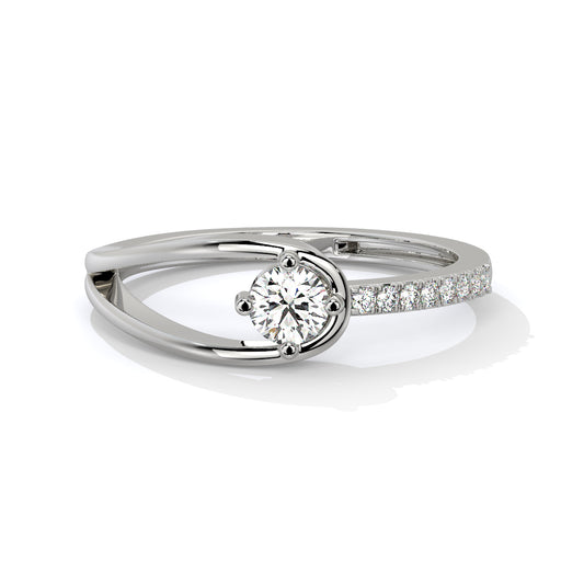 Shimmer Nest Diamond Grace Ring