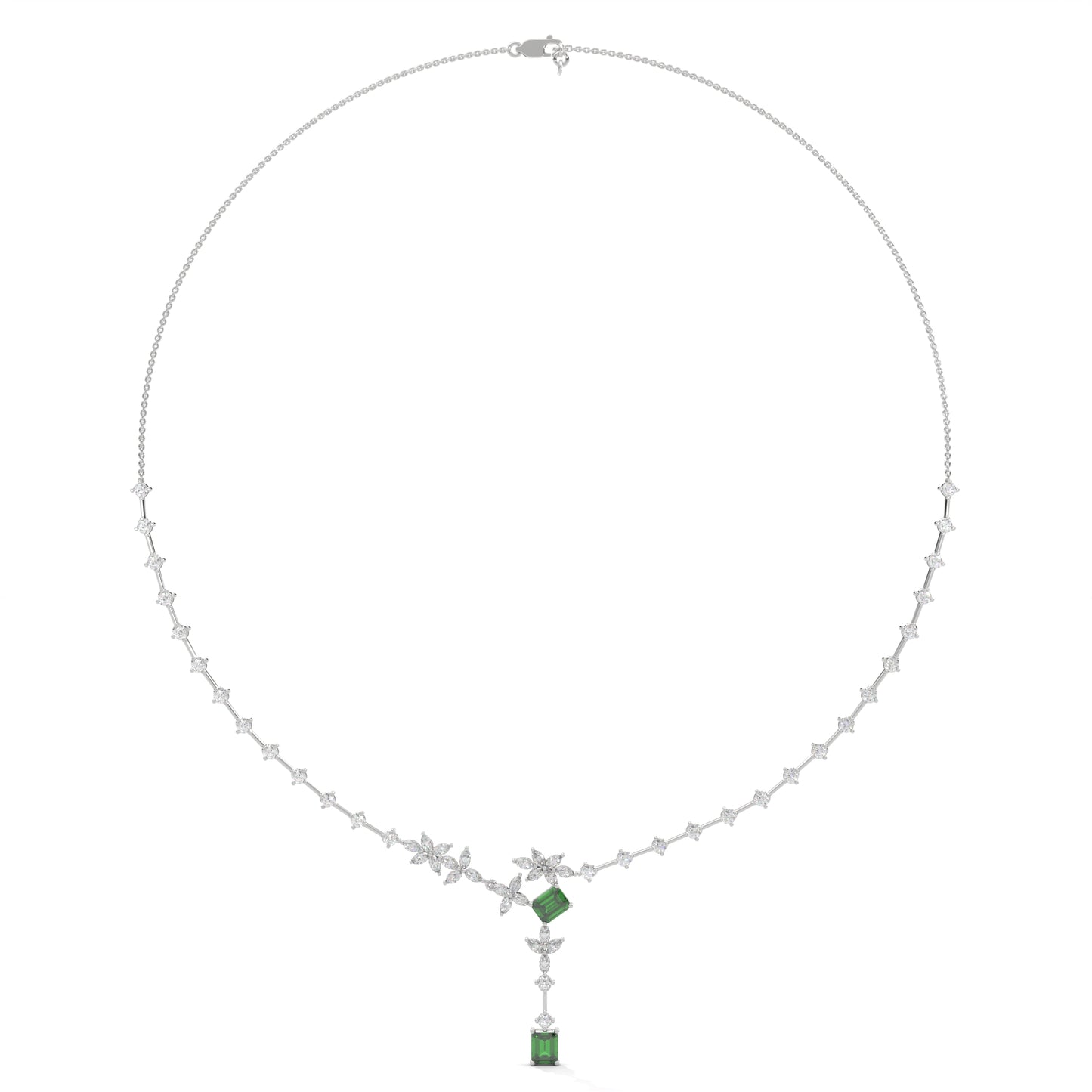 Verdant Grac Diamond Necklace