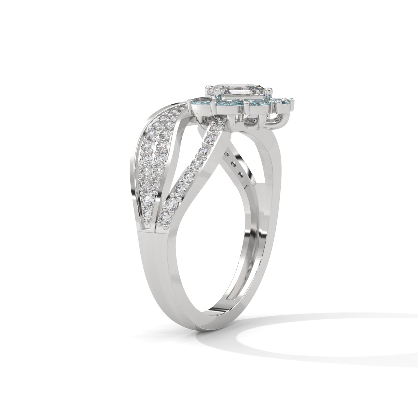 Glacira Icy Bloom Diamond Ring