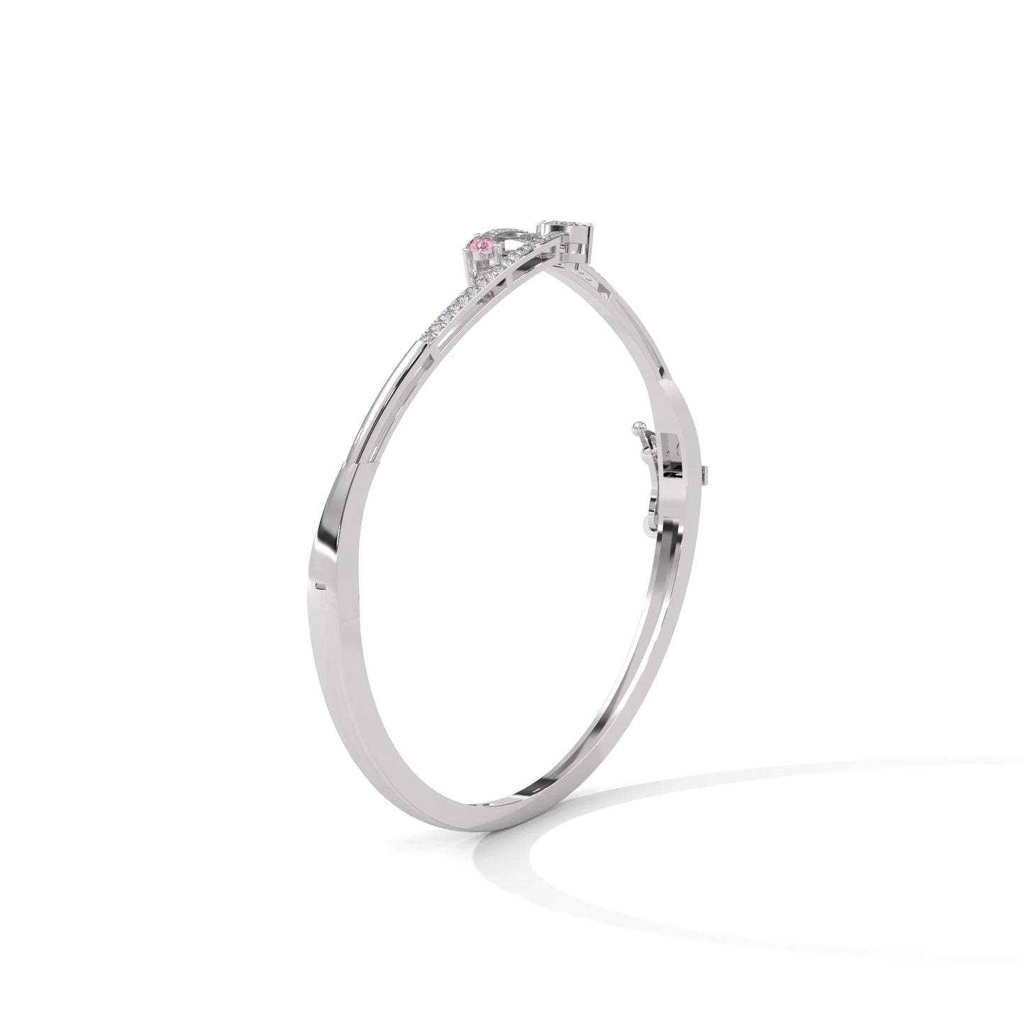 Zeraphine Diamond Bangle