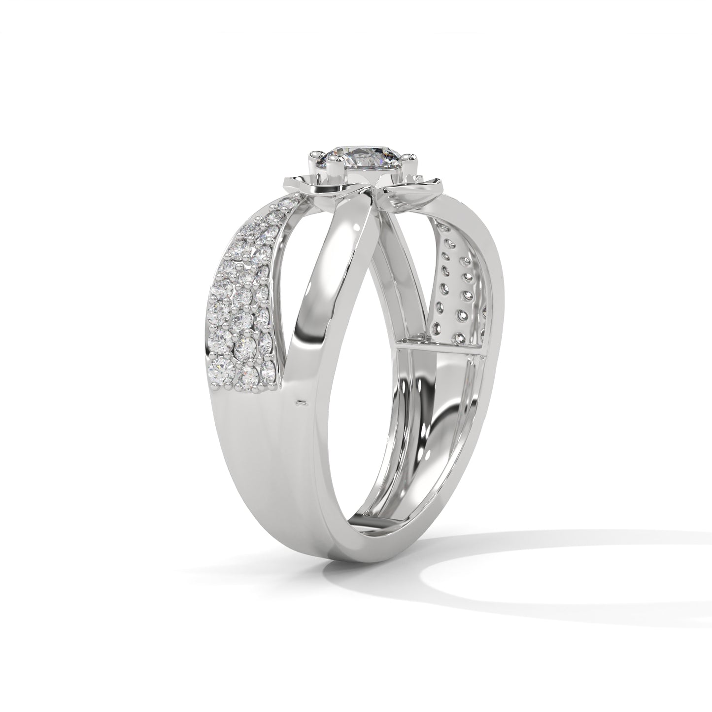 Blissora Floral Diamond Ring