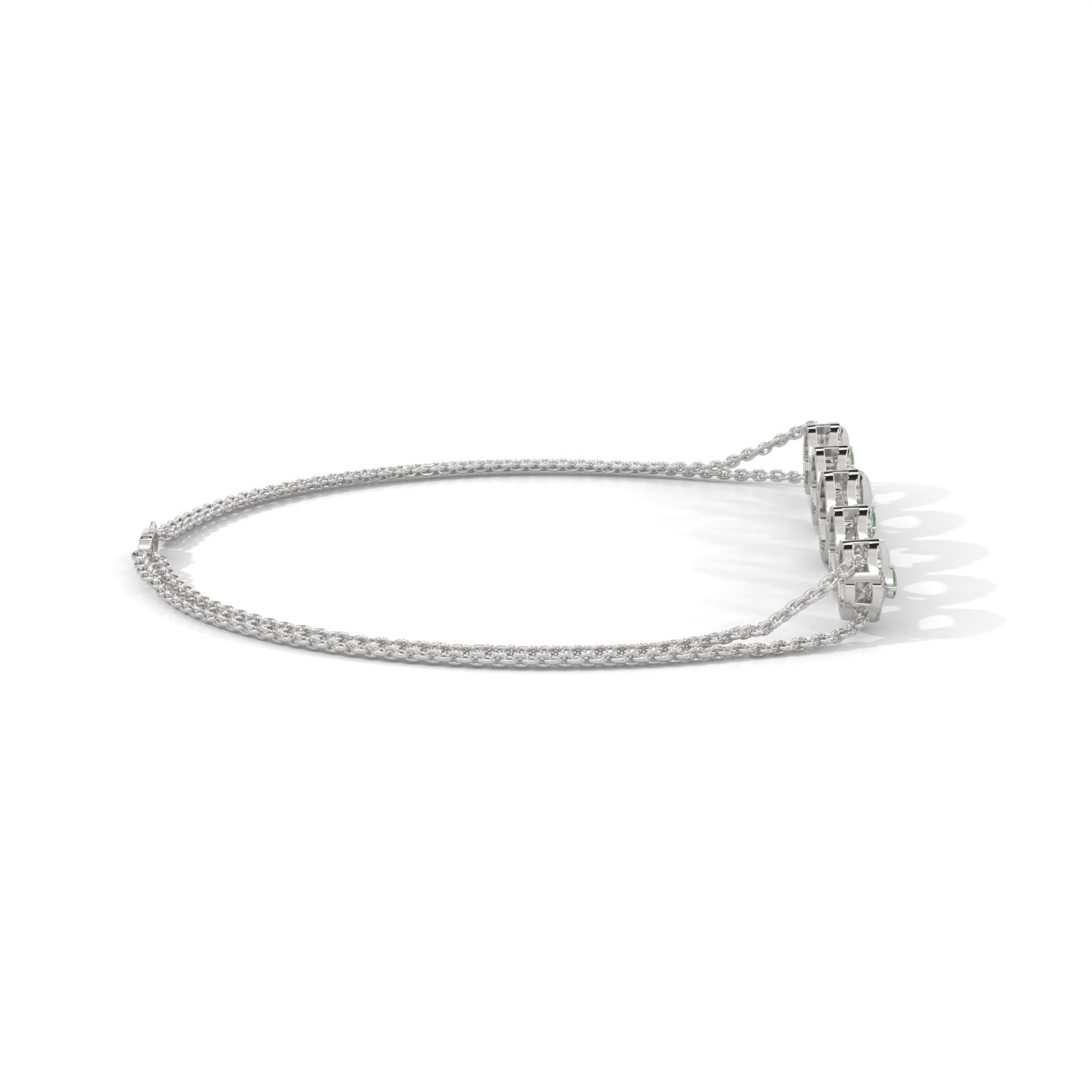 Shimmering Circles Diamond Bracelet