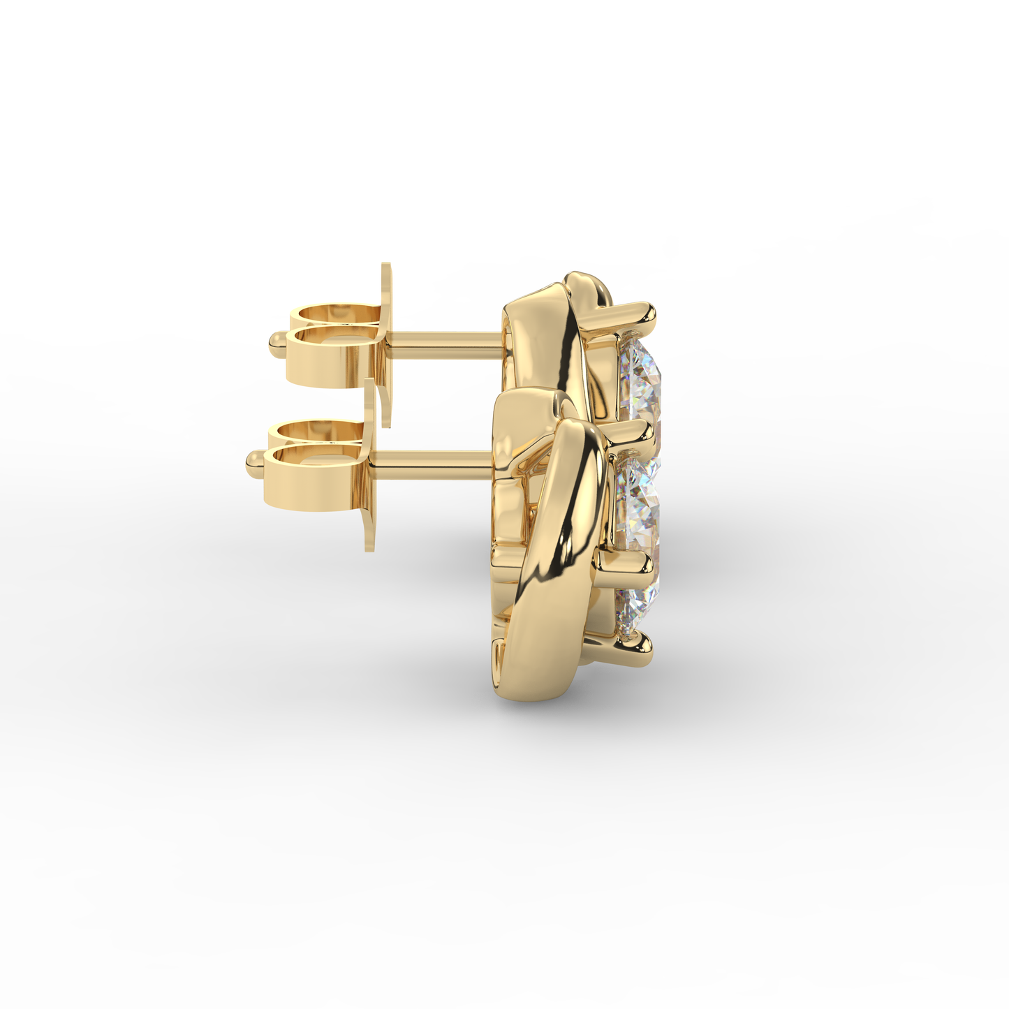 Moonlit Sparkle Diamond Studs