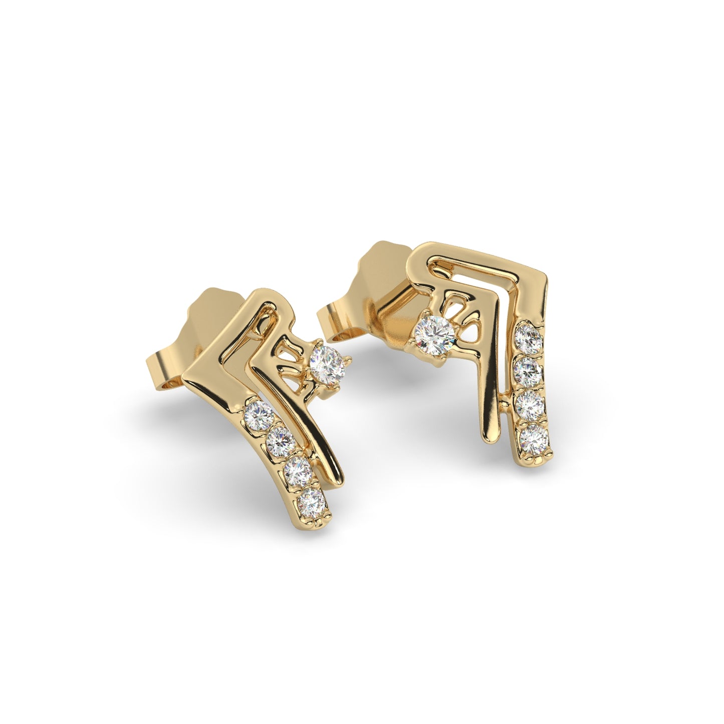 Elegant Diamond Studs